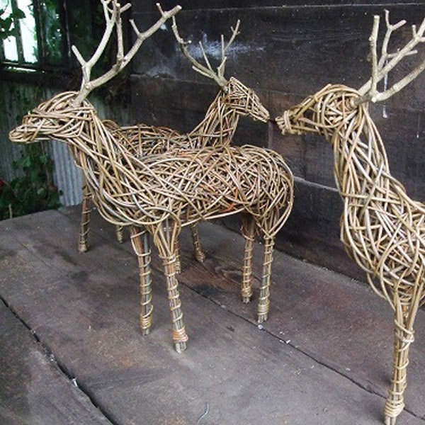 Jo Hammond - Willow Weaving, Festive Reindeer-SORRY FULLY BOOKED