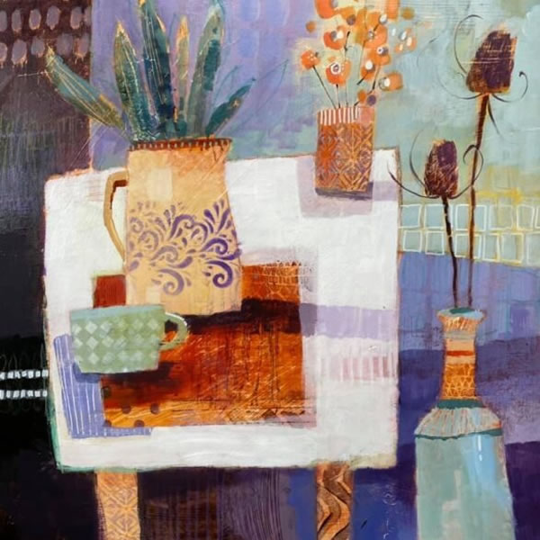 Jan Munro - Contemporary Still Life in Mixed Media***Only 3 Places Remaining***