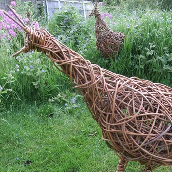 Jo Hammond - Willow Weaving Sculpture, Pheasant or Hen