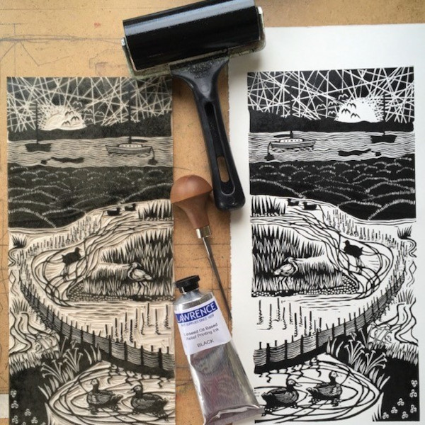 Helen Maxfield - Beginners Lino Printing***Only 3 Places Remaining***